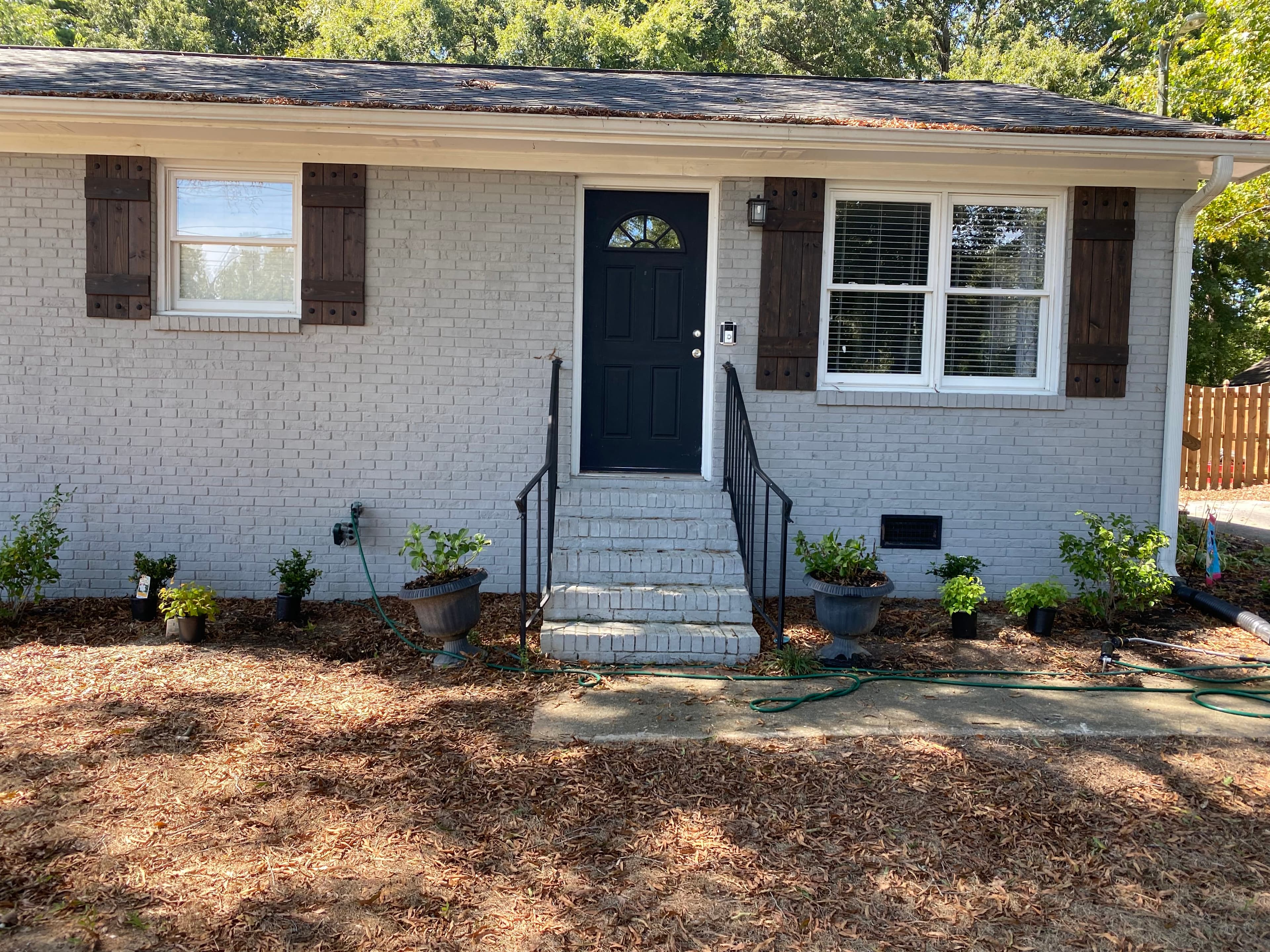Landscaping & Cleanup before — JDP Landscaping Charlotte NC