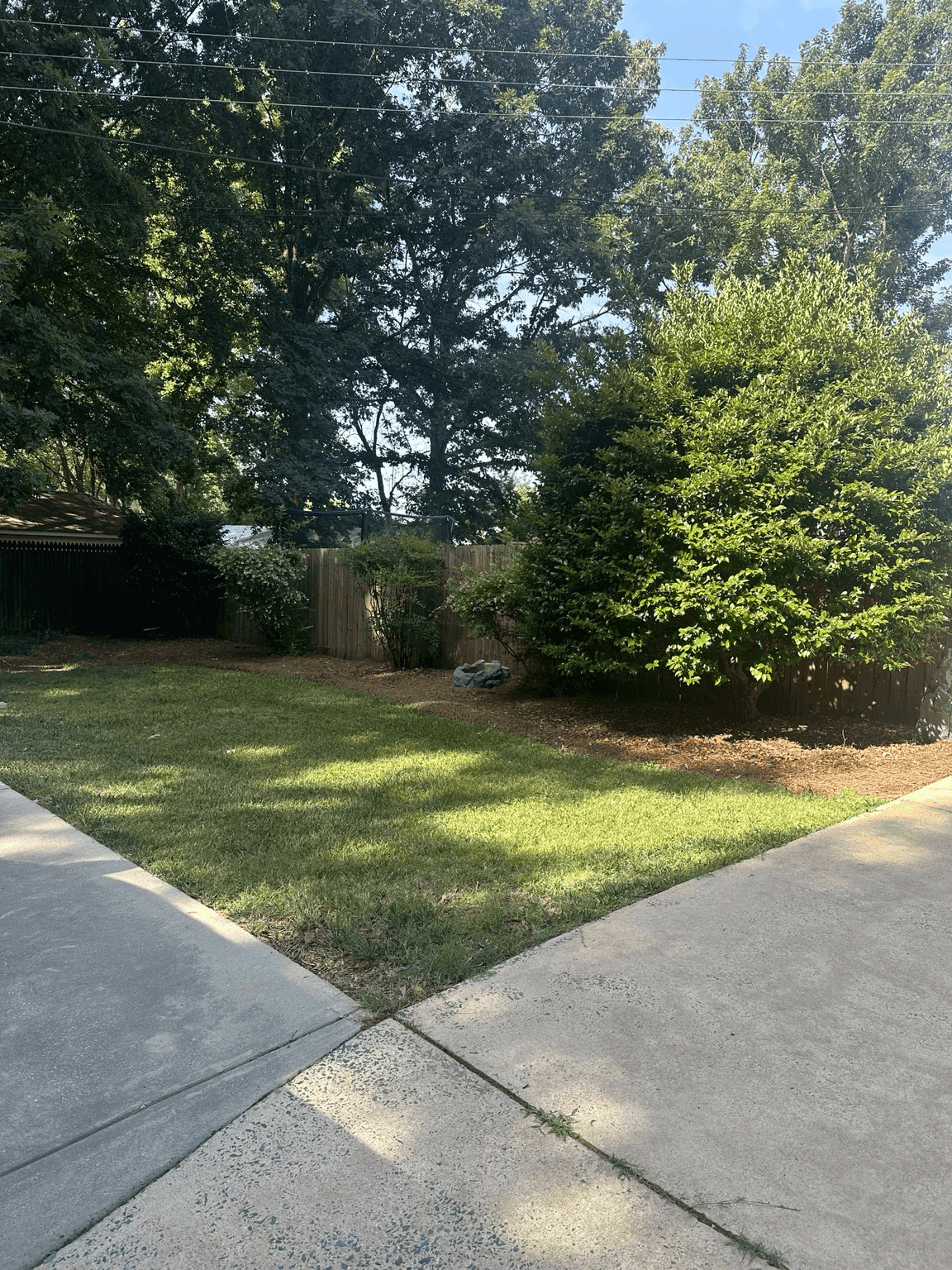 Property Transformation before — JDP Landscaping Charlotte NC